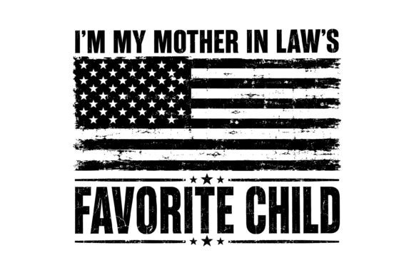 Favorite Child Funny USA SVG for T-Shirt Designs and Graphics