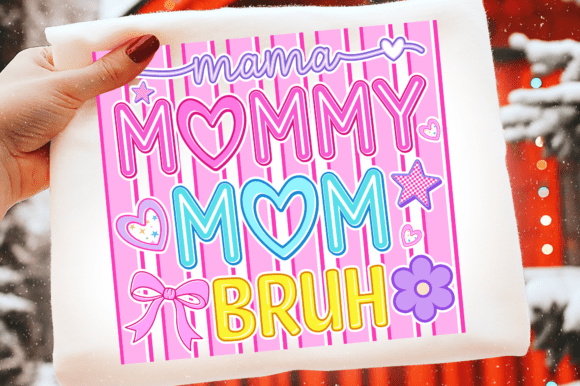 Funny Mom Svg for Embroidery Projects