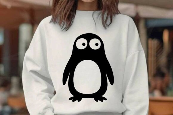 Funny Penguin SVG Clipart for Branding and Packaging