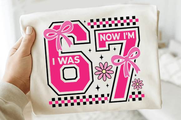 I Was 6 Now I m 7 SVG – A Playful T-Shirt Design Graphic