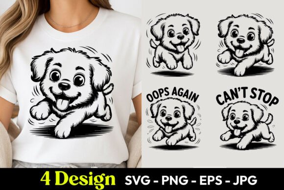 Oops Again Funny Dog SVG PNG Review for Embroidery Projects