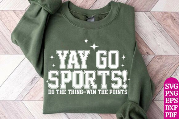 Yay Go Sports PNG SVG for Blog and Website Graphics